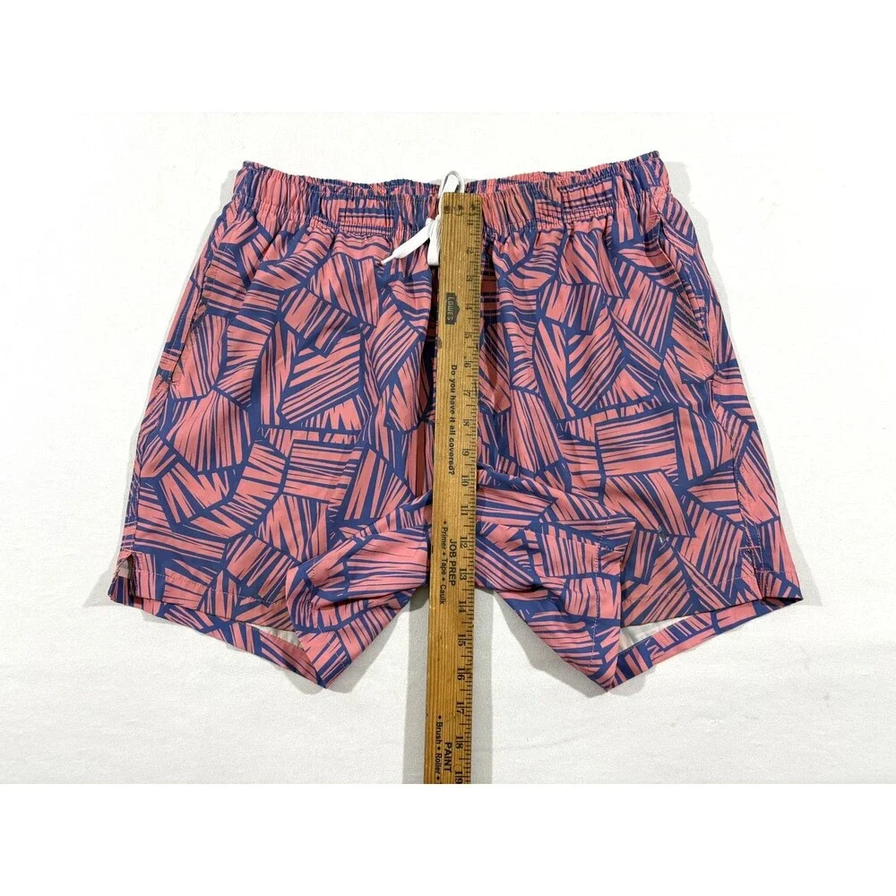 Bearbottom Stretch Swim Trunks Geo Abstract Print Breezy 5.5